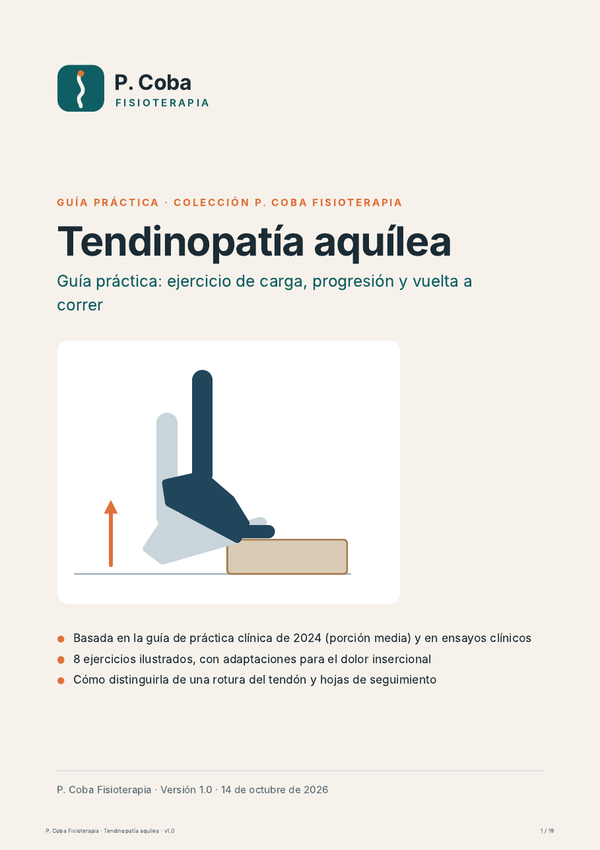 Tendinopatía aquílea