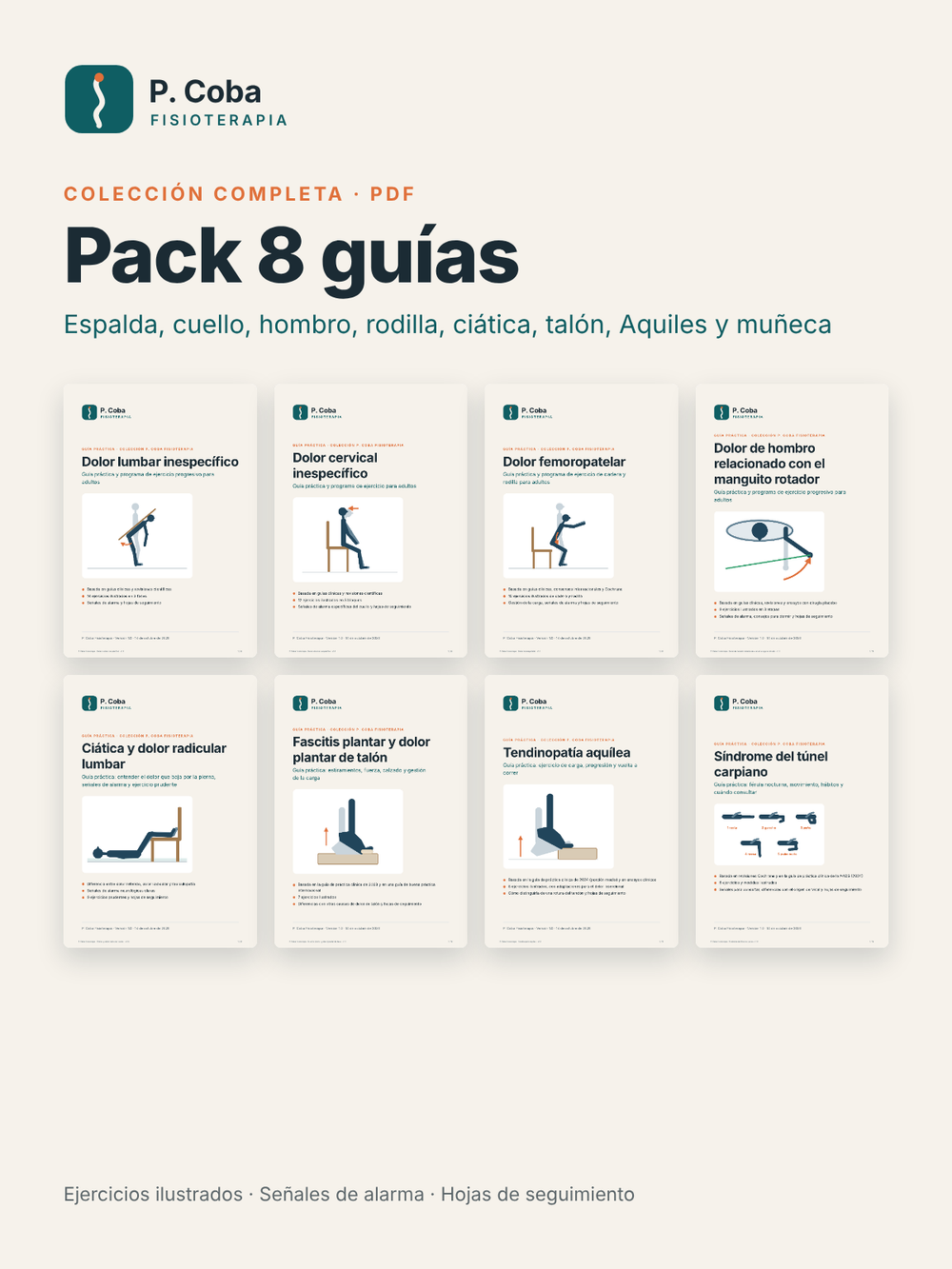Pack completo — 8 guías